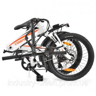 Велосипед на акумуляторній батареї HECHT COMPOS WHITE Електровелосипед HECHT COM. . фото 3