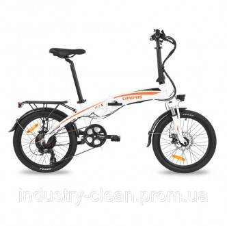 Велосипед на акумуляторній батареї HECHT COMPOS WHITE Електровелосипед HECHT COM. . фото 2