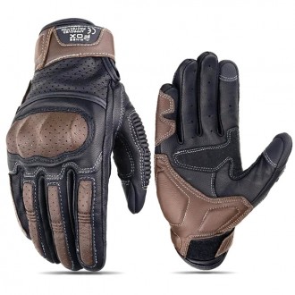 Мотоперчатки Alpines Fox кожаные черно-коричневые, размер XL
Мотоциклетные перча. . фото 2