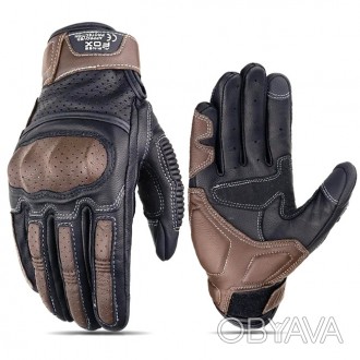 Мотоперчатки Alpines Fox кожаные черно-коричневые, размер XL
Мотоциклетные перча. . фото 1