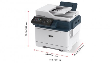 МФУ Xerox C315 поддерживает нагрузку до 80 тысяч страниц в месяц и печатает со с. . фото 3