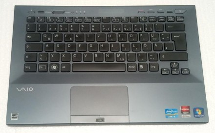 Верхня частина корпуса (палмрест) з ноутбука SONY Vaio PCG-41214M VPCSB 024-0023. . фото 3