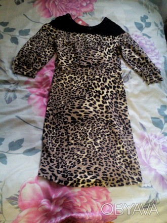 Сукня жіноча з леопардовим принтом р.42. . фото 1