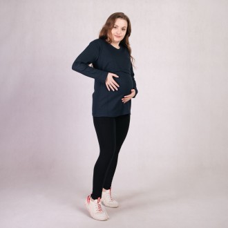 Кофта для беременных в рубчик однотонная черный 42-56р
Молодежная женская кофта . . фото 3