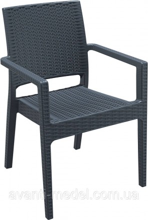 Кресло пластиковое турецкого производителя Siesta изготовлен из армированного ст. . фото 2
