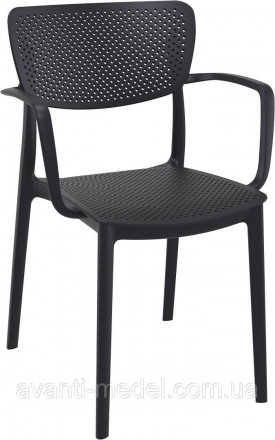  
LOFT — удобный и элегантный штабелируемый стул с подлокотниками, подходящий дл. . фото 2