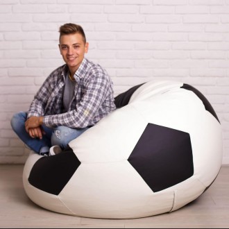 Крісло-м'яч - чудова модель для тих, хто любить футбол та комфорт одночасно!Це ч. . фото 2