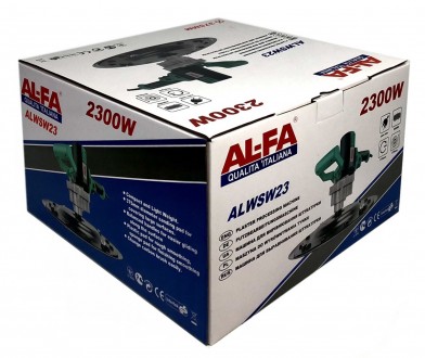  
 Шлифовальная машина для выравнивания штукатурки ALFA ALWSW23 – электрои. . фото 9