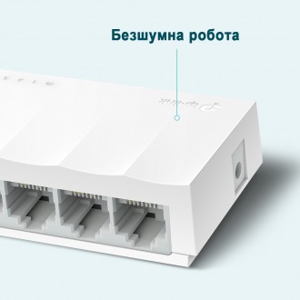 Коммутатор TP-Link LiteWave LS1005 представляет собой 5-портовое устройство с ав. . фото 4