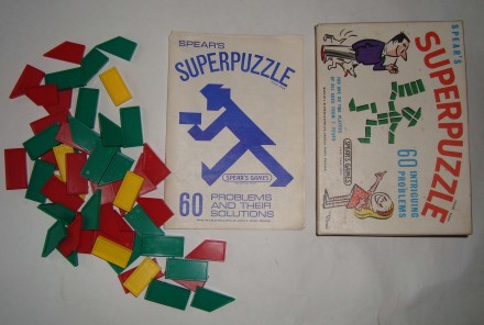 Винтажная Игра-головоломка Superpuzzle - Spear's Games - 60 Intriguing Prob. . фото 5