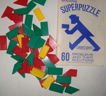 Винтажная Игра-головоломка Superpuzzle - Spear's Games - 60 Intriguing Prob. . фото 3