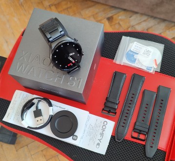 Продаются отличные статусные смарт-часы Xiaomi Watch S1, идеальное внешнее и раб. . фото 5