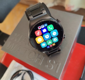 Продаются отличные статусные смарт-часы Xiaomi Watch S1, идеальное внешнее и раб. . фото 3