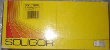 Объектив SOLIGOR Zoom&Macro CD Compact 13,5 - 5,3 28-200 mm Nikon-S

совер. . фото 11