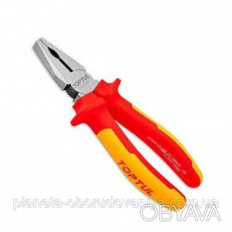 Плоскогубцы с изолированными ручками (пассатижи) 8" 1000V VDE TOPTUL DGCA2208