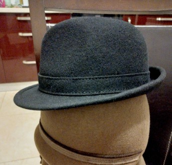  Мужская фетровая шляпа популярной формы федора из натуральной валяной шерсти .П. . фото 4