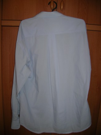 Рубашка мужская светло-серая Украина размер 52-54. Плечи-53, рукав-65, объем под. . фото 3
