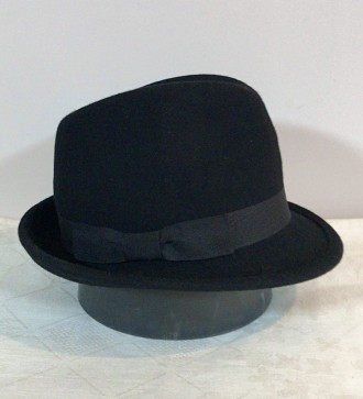  Чоловіча фетровий капелюх популярної форми федора з натуральної валяної вовни .. . фото 2