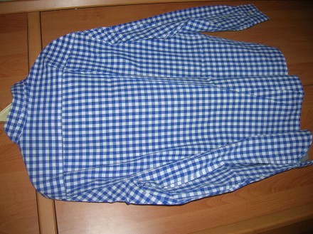 Рубашка мужская M&S super soft cotton p. XL.  Плечи-52, рукав-66, объем под . . фото 4