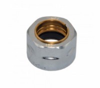 Гайка хром для меди 1/2"хd16 TIEMME (50525). Харьков. фото 1