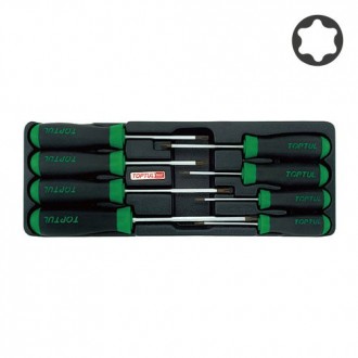 Набор отверток TORX T9-T40 8ед. (в ложементе, тип А) TOPTUL GAAT0813. Київ. фото 1 Набор отверток TORX T9-T40 8ед. (в ложементе, тип А) TOPTUL GAAT0813. Київ. фото 1