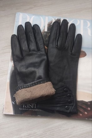 
 
  Женские  кожаные перчатки
Материал верха: лайковая натуральная кожа;
Матери. . фото 3