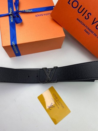 
 
 Ремень Louis Vuitton Taiga classic с черной пряжкой . Производитель Китай . . . фото 5