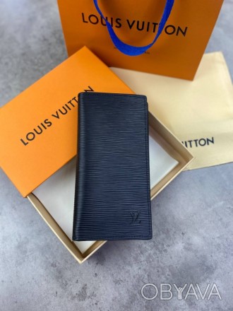 
 
 Бумажник Louis Vuitton Epi
Цвет : черный
Материал : канвас+кожа
Производител. . фото 1