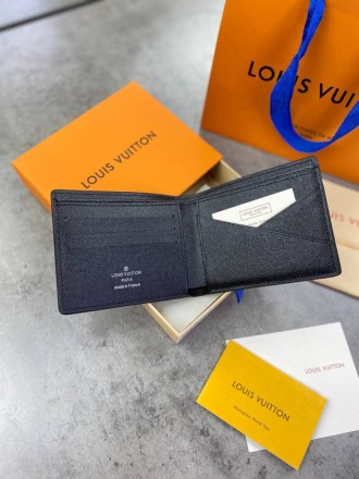 
 
 Бумажник Louis Vuitton Graphite Monogram
Материал : канвас+кожа
Цвет : серый. . фото 5