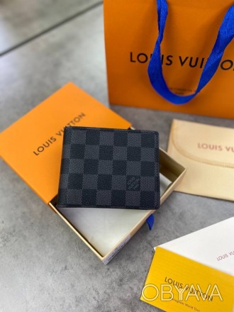 
 
 Бумажник Louis Vuitton Damier Graphite
Материал : канвас+кожа
Цвет : серый
П. . фото 1