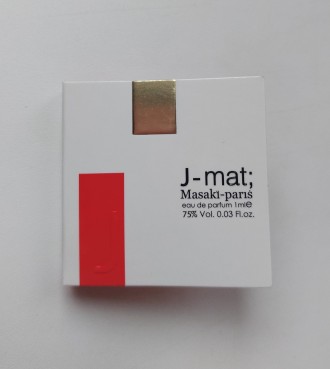 Продам новую женскую парфюмированную воду Masaki Matsushima J-Mat (пробник без р. . фото 5