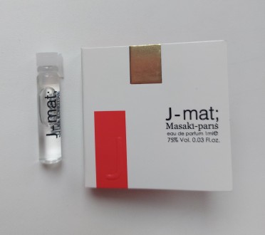 Продам новую женскую парфюмированную воду Masaki Matsushima J-Mat (пробник без р. . фото 2