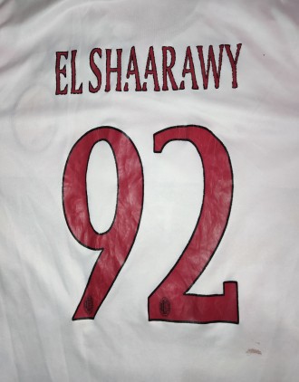Футболка FC Milan, El Shaarawy, размер-S, длина-68см, под мышками-48см, в хороше. . фото 6