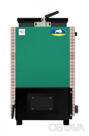 Український твердопаливний котел Zubr Mini 10 кВт відноситься до опалювальних ен. . фото 1