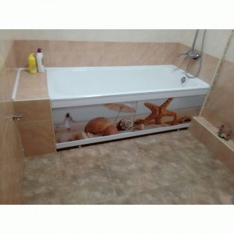 Екран виготовлений з вологостійких матеріалів, те що потрібно для ванної кімнати. . фото 8