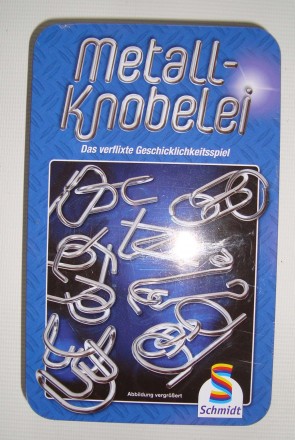 Настільна гра Metall-Knobelei Металеві головоломки 

Головоломка – це ск. . фото 5