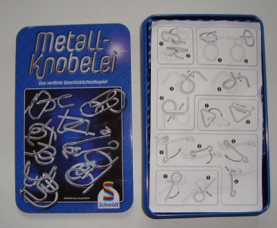 Настільна гра Metall-Knobelei Металеві головоломки 

Головоломка – це ск. . фото 4