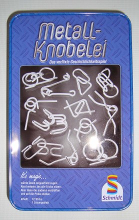 Настільна гра Metall-Knobelei Металеві головоломки 

Головоломка – це ск. . фото 7