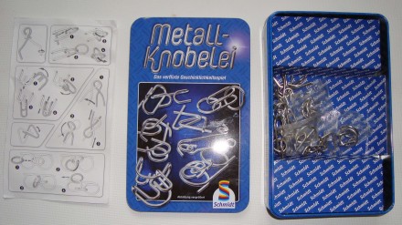 Настільна гра Metall-Knobelei Металеві головоломки 

Головоломка – це ск. . фото 2