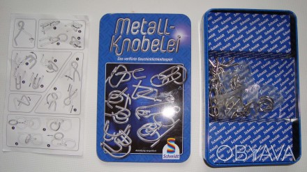 Настільна гра Metall-Knobelei Металеві головоломки 

Головоломка – це ск. . фото 1
