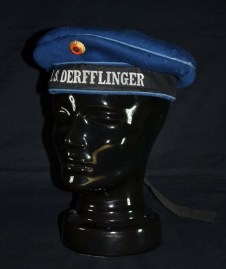 Редкая императорская немецкая военно-морская фуражка "SMS Derfflinger". . фото 2