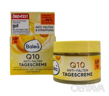 
Денний крем Q10 + Омега (45+) Balea, 50 мл - це продукт, який забезпечує інтенс. . фото 1