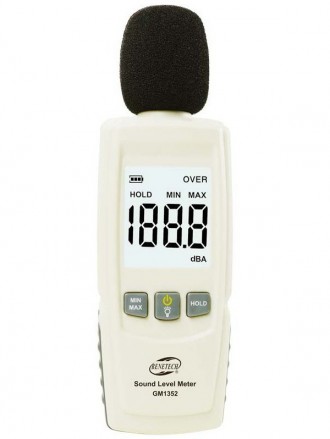 Измеритель уровня шума (шумомер) BENETECH GM1352
 
Основным предназначением данн. . фото 7