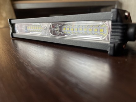  
Світлодіодна LED-балка дальнього світла однорядна на 54 Вт. Свет дальний - узк. . фото 2