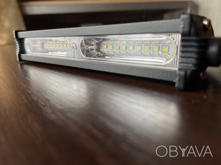  
Светодиодная LED балка дальнего света однорядная на 54Вт. Свет дальний - узкий. . фото 1
