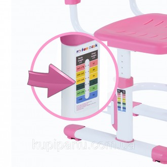 Детский универсальный растущий стул FunDesk SST3LS Pink!
 
Удобный и современный. . фото 7
