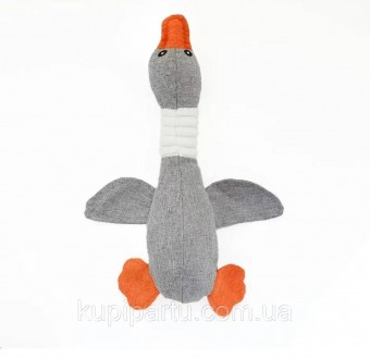Хосе Карлос – іграшка качка для собаки.
Зроблений з меблевої тканини, прошитий а. . фото 2