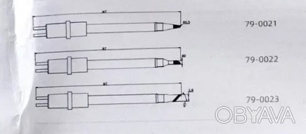 Жало 79-0022 к паяльнику ZD-20L
Сменный элемент жало к паяльнику ZD-20L. . фото 1