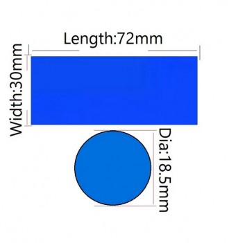 Цена указана за пять термоусадок

Цвет : Синий
Высота : 7,2 см
Ширина : 3 см. . фото 8