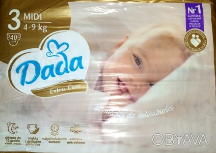 Продам підгузки Дада, 2,3. Вага дитини 4-9 кг. Залишок 7 упаковок. Телефонуйте 0. . фото 1